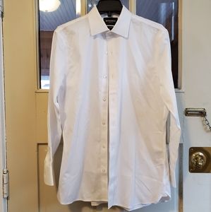BONOBOS Long Sleve Button Front White Shirt